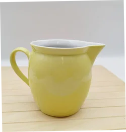 Krug, Wilhelmsburger Porzellan, 0,75 L, gelb  – Vorschau 1