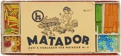 MATADOR Korbulys Vintage Baukasten aus Holz 