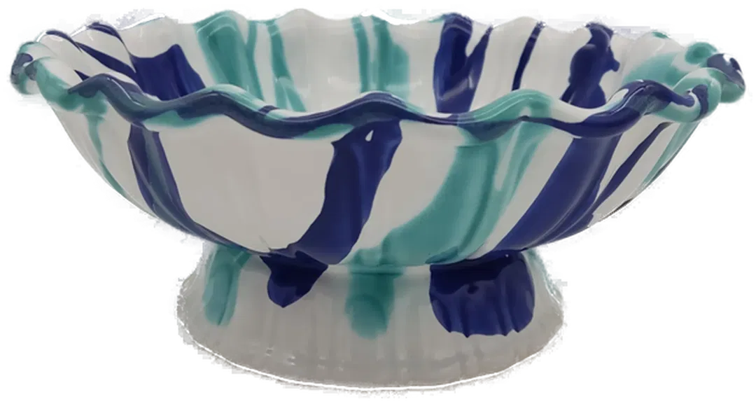 Wasserfall Obstschale Gmundner Keramik | Handverlesen - Bild 1