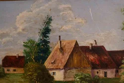 Landschaftsgemälde – signiert „P. Krenn 1930“ - Bild 3