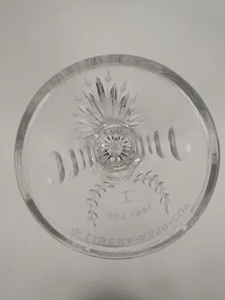 Große Glasvase, geschliffen - Bild 2