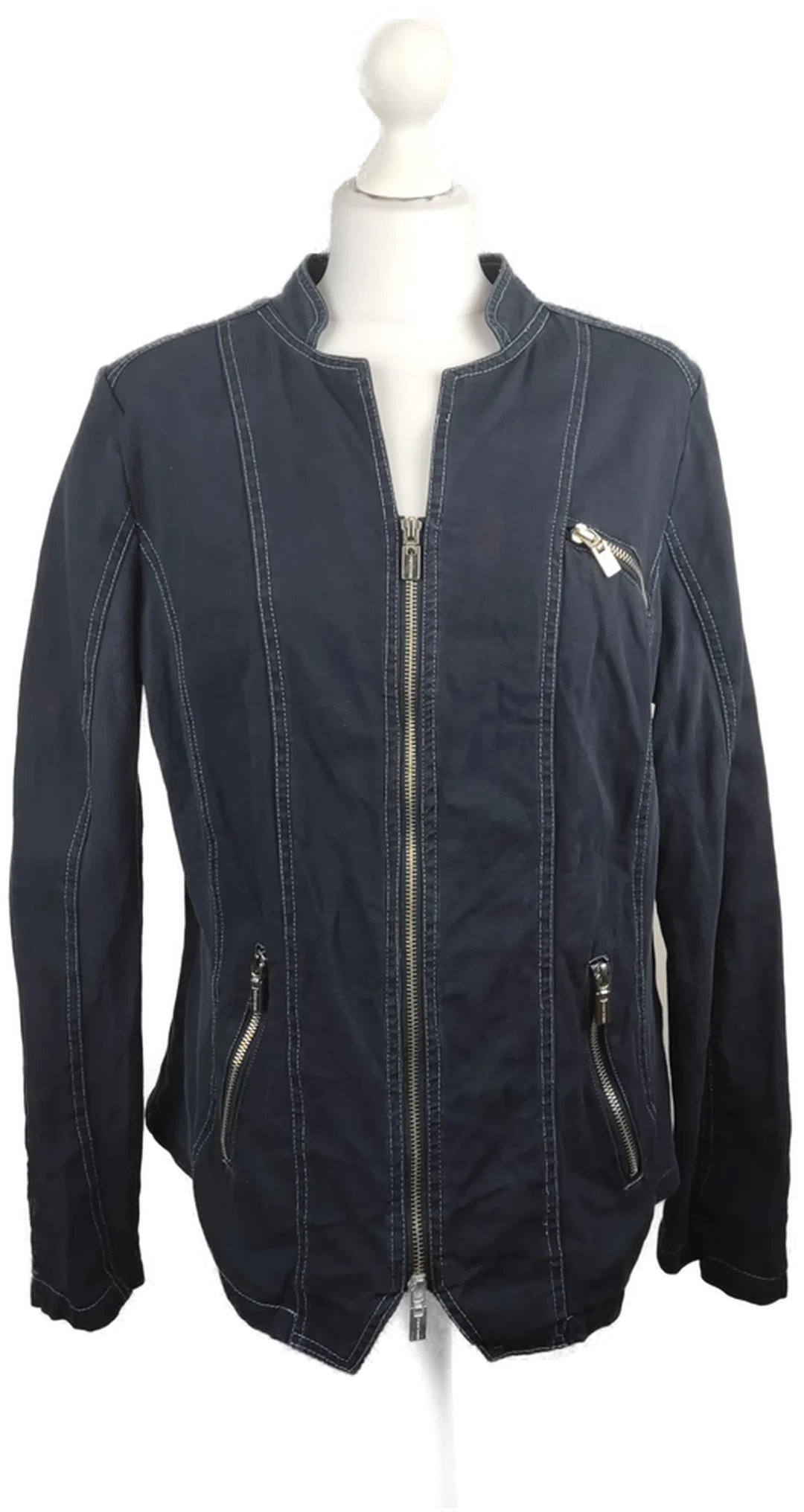 Gina Laura Übergangsjacke Damen Baumwolle L | Zeitloser Begleiter - Bild 1