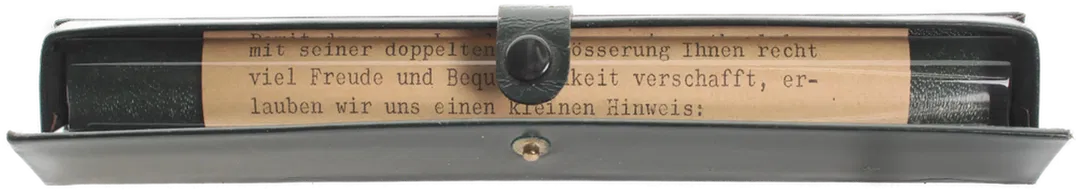 Lineallupe mit Etui – ca. 21 cm – Leselupe / Vintage - Bild 1