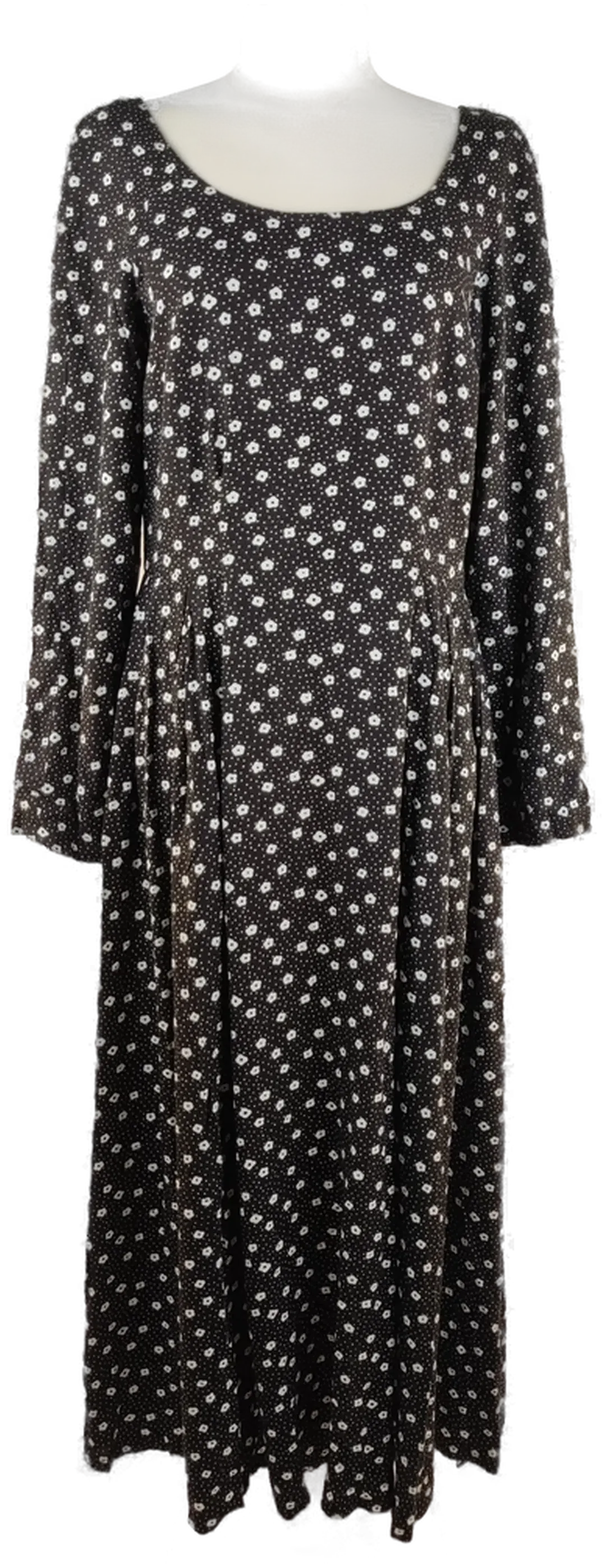 Rieger Damenkleid schwarz-weiß gemustert - XS/34 - Bild 4