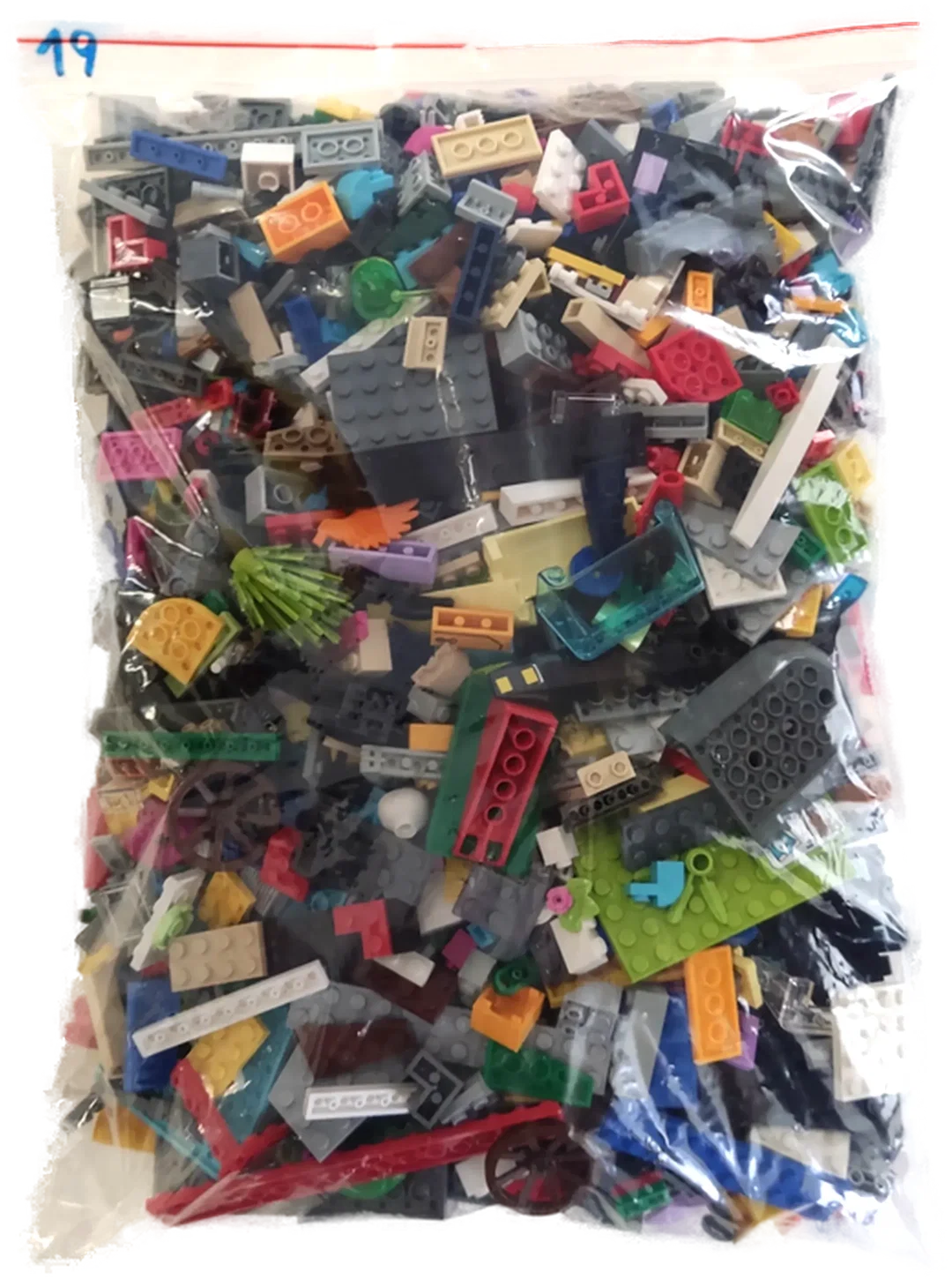 1,5 Kilo LEGO Steine gemischt Nr. 19 - Bild 1