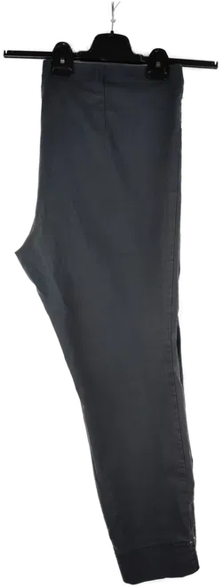 Stretchhose 'C&A', mit Gummizugbund und Zipp, grau mit Ziernähten, Größe 52 - Bild 2