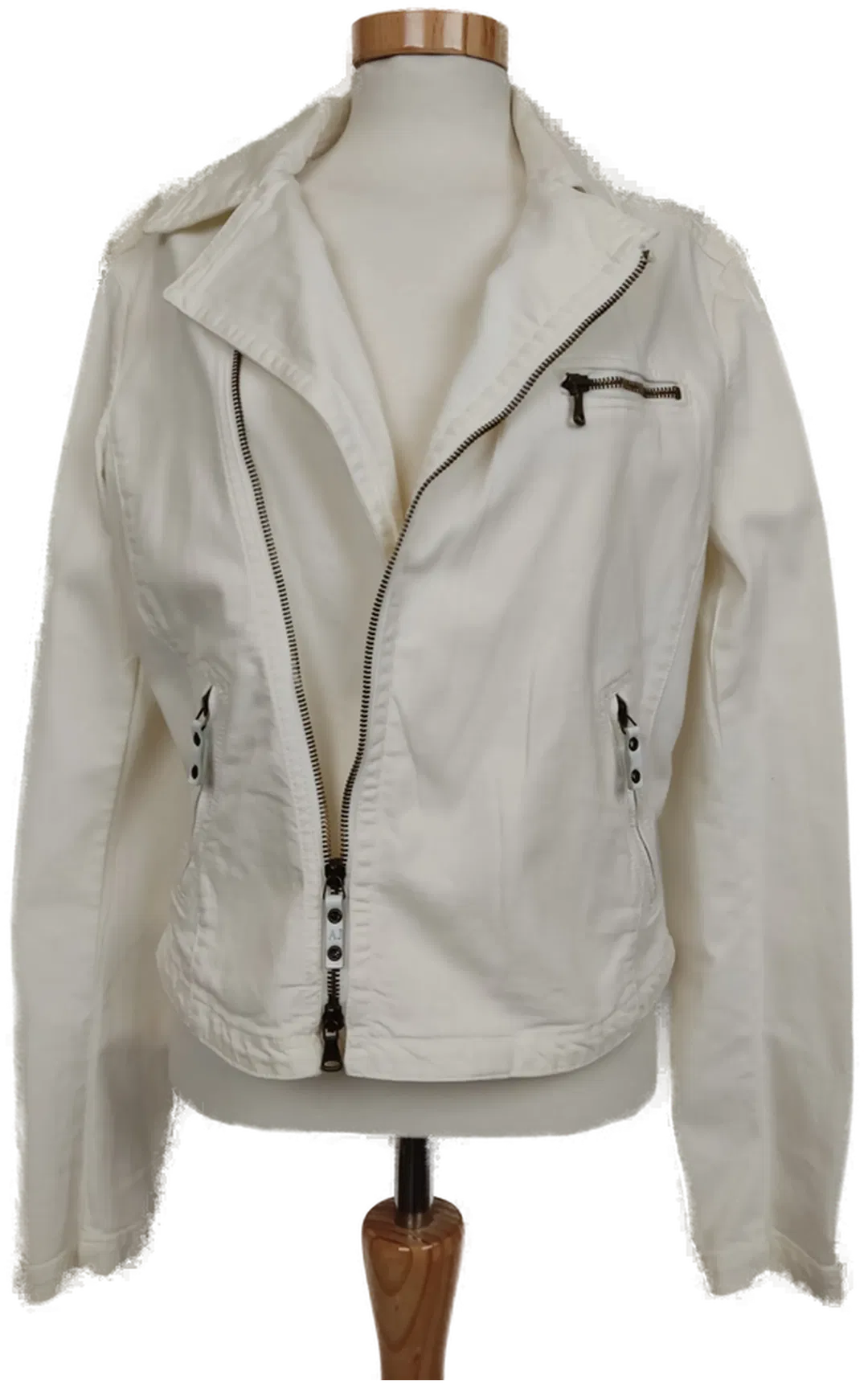 Armani Damen Denim Jacke natur weiß Gr. Eu 46 ,US 10 - Bild 1