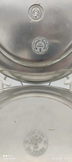 Zinnteller 2er Set, Sonstige, Aus Salzburger Zinnstube | Sammlerstück - Bild 7