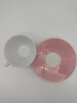 Lilien Porzellan Kaffeetasse DAISY 18 - rosa - Bild 2