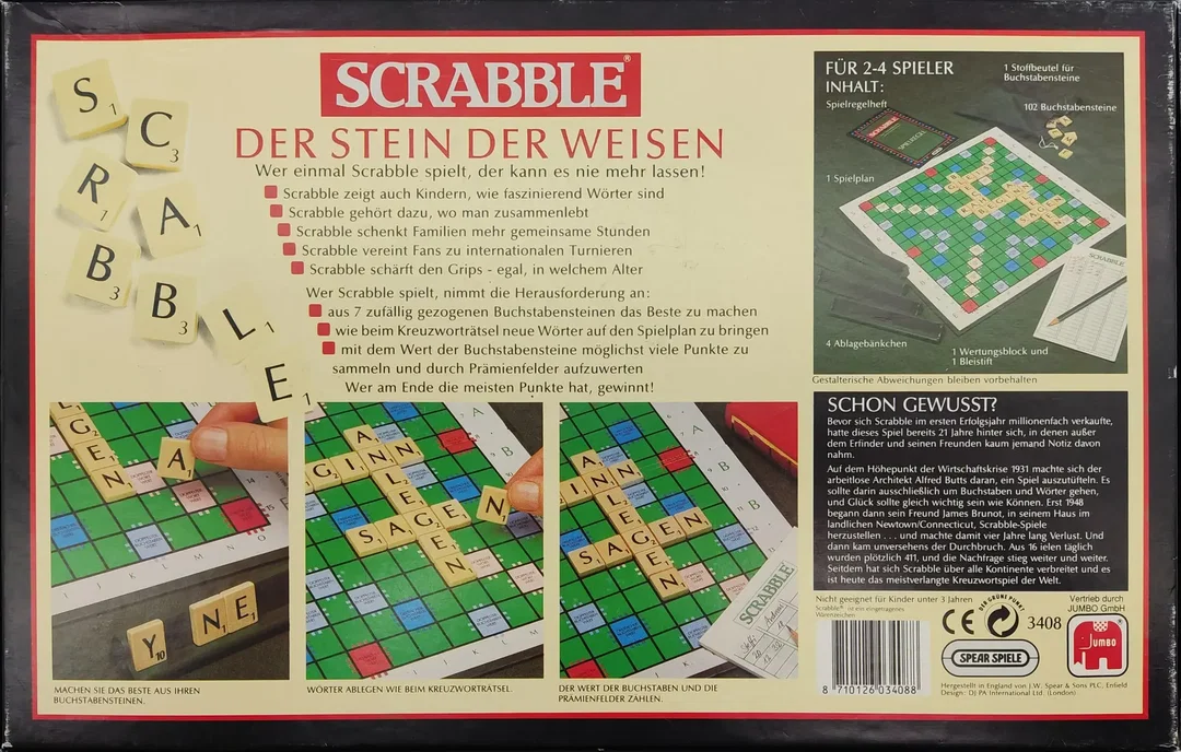 Scrabble - Original - Spear-Spiele - Jumbo – Bild 3