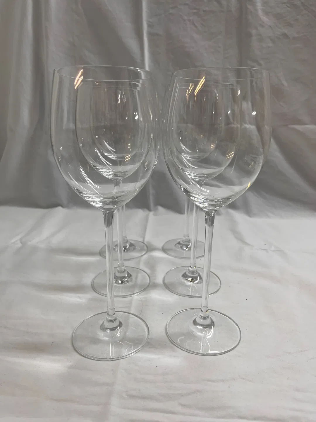 Set mit 6 hochwertigen Rotweingläsern aus Glas - Bild 1