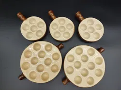 Fränzösische Vintage-Geschirr für Escargot-Schnecken von Emile Henry - Bild 7