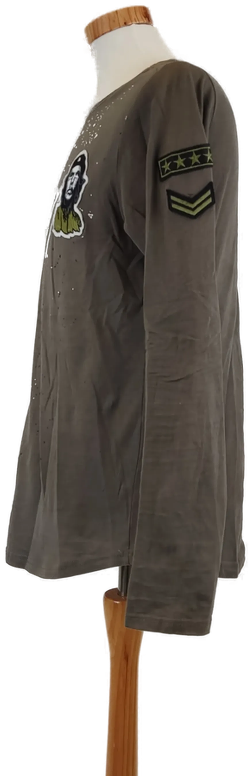 Herrenlangarm T-Shirt olivgrün - 50 – Bild 2