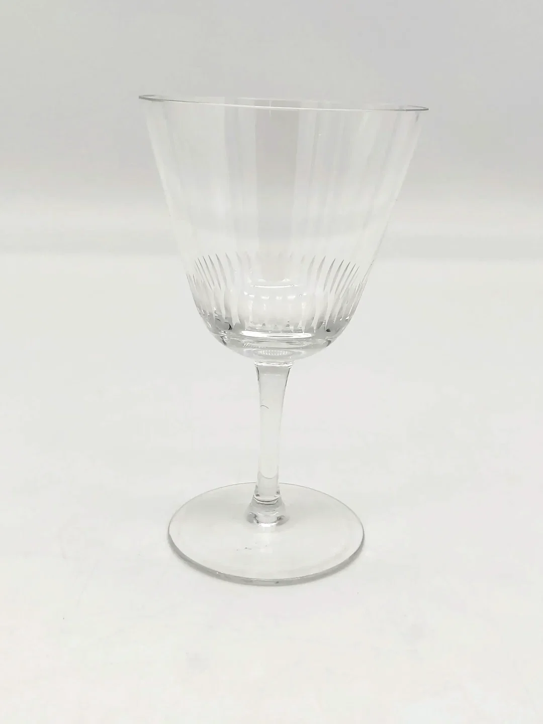Mid-Century Weingläser geschliffen - 4 Stück – Bild 2