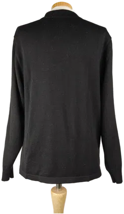 Today Schoeller Damen Pullover schwar mit weiss-grauen Karos - L/40 - Bild 2