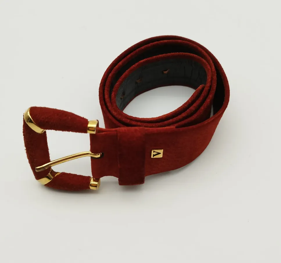 VOGUE Gürtel Rot - ca. 85cm lang – Bild 2