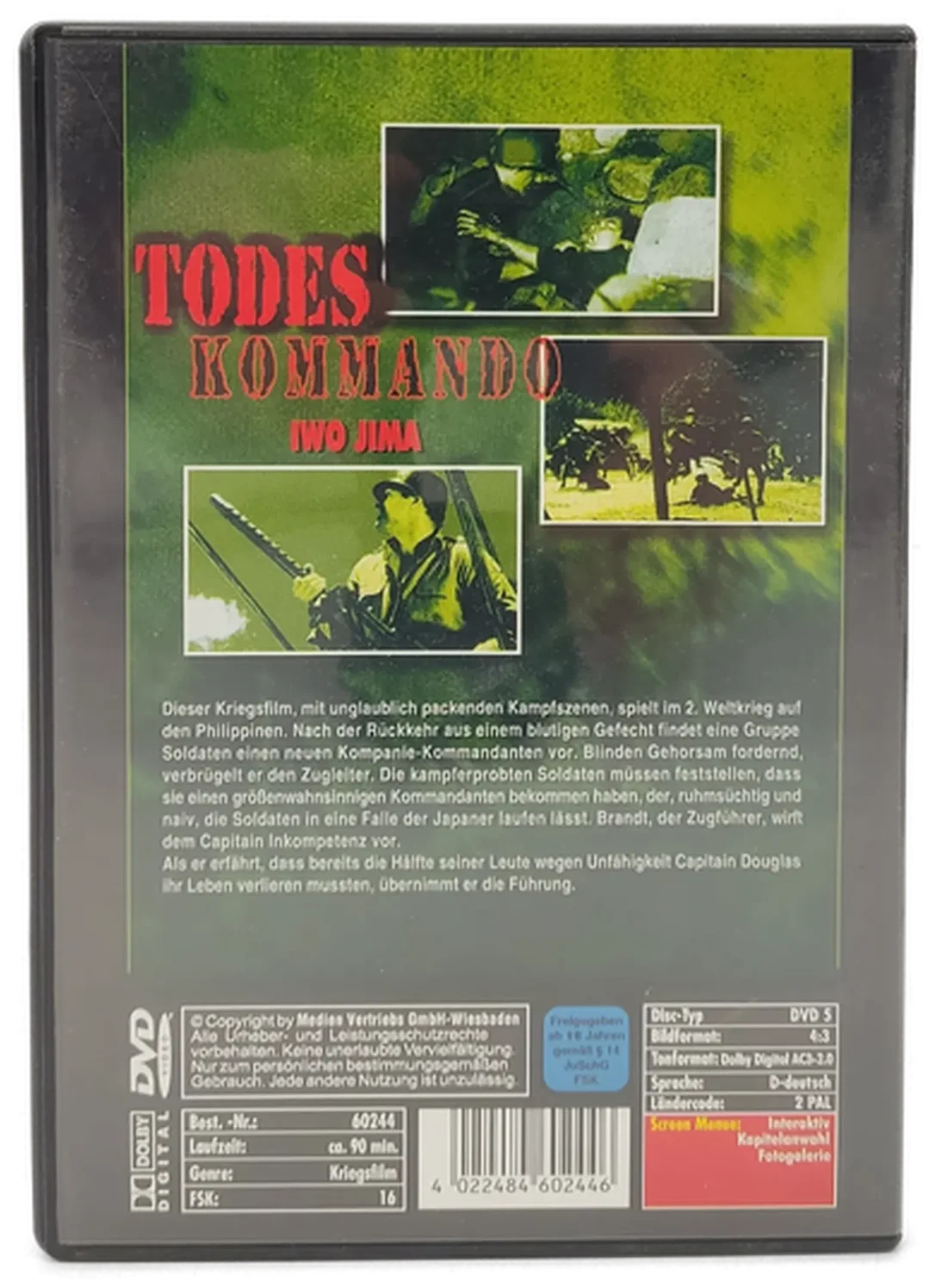 DVD "Todes Kommando - Iwo Jima" mit Paul Edwards und Marlene Dauden – Bild 2