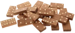 Holz-Domino Spiel – klassisches Dominospiel in Holzkiste - Bild 3