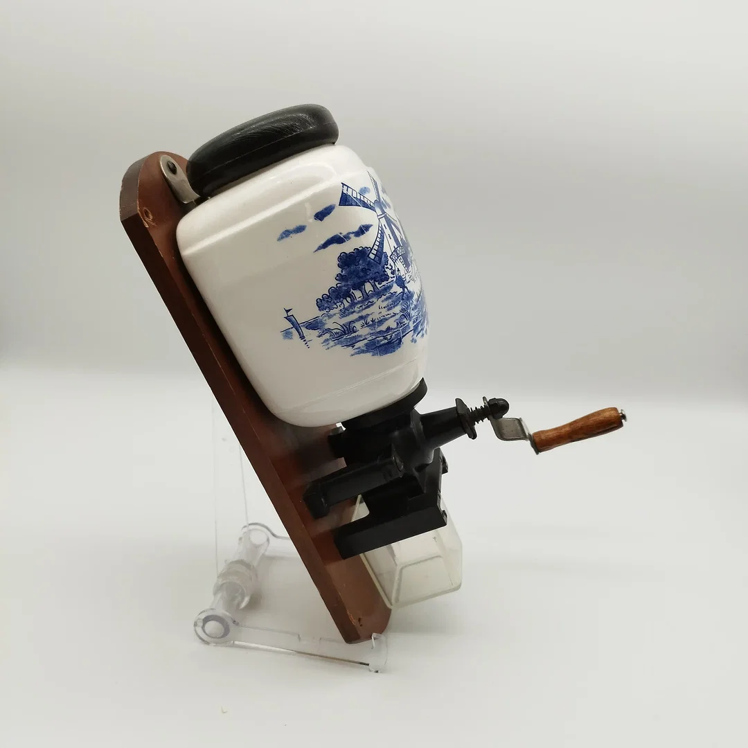 Wandkaffeemühle Keramikbehälter | Vintage-Schatz – Bild 2