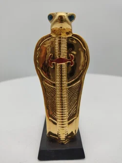 Goldene Cobra Porzellan & Zertifikat von Franklin Mint | Limitierte Rarität - Bild 5