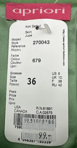 Apriori - Damenrock - Gr. 36 - Bild 3