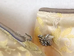 Alpin de luxe Damendirndl gelb/weiß Gr. XXS – Vorschau 5