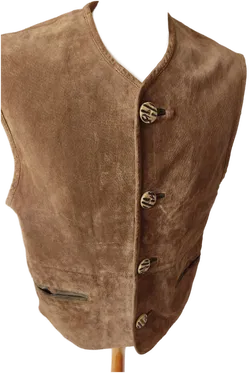 Richards Herrengilet Wildleder/Echtleder - 48 - Bild 3