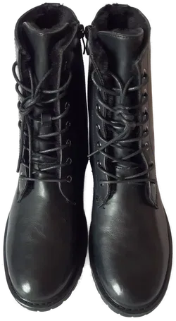 Anna Field Damen Stiefeletten Lederimitat, schwarz - Gr. 42 - Bild 4