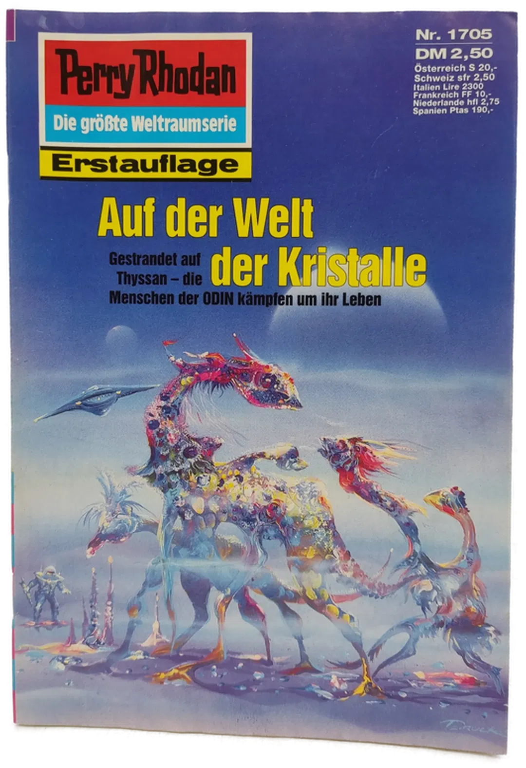 Romanheft Perry Rhodan Auf der Welt der Kristalle Erstauflage Nr.1705 - Bild 1
