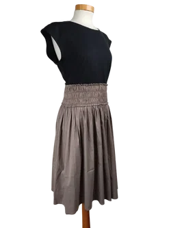 PAULE KA Damen Midikleid, schwarz/grau - Gr. 40/L - Bild 3