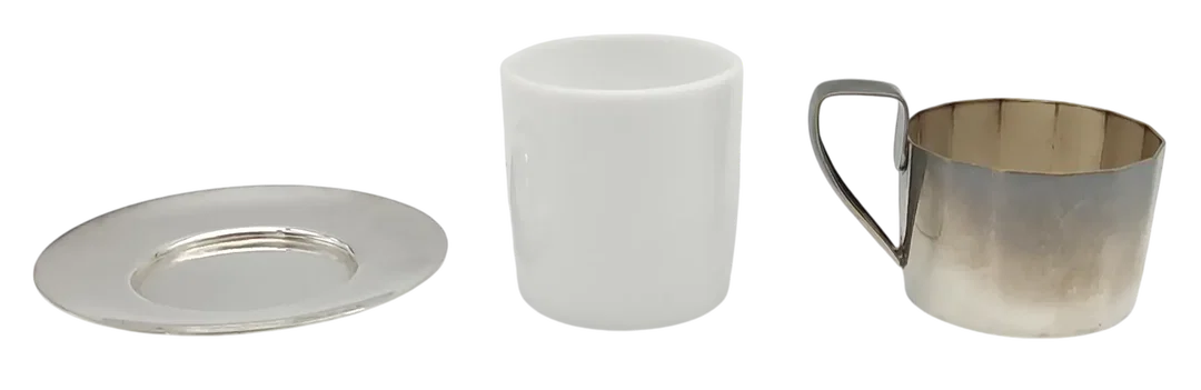 J. L. Herrmann Wien - Kaffee-Set versilbert  – Bild 10