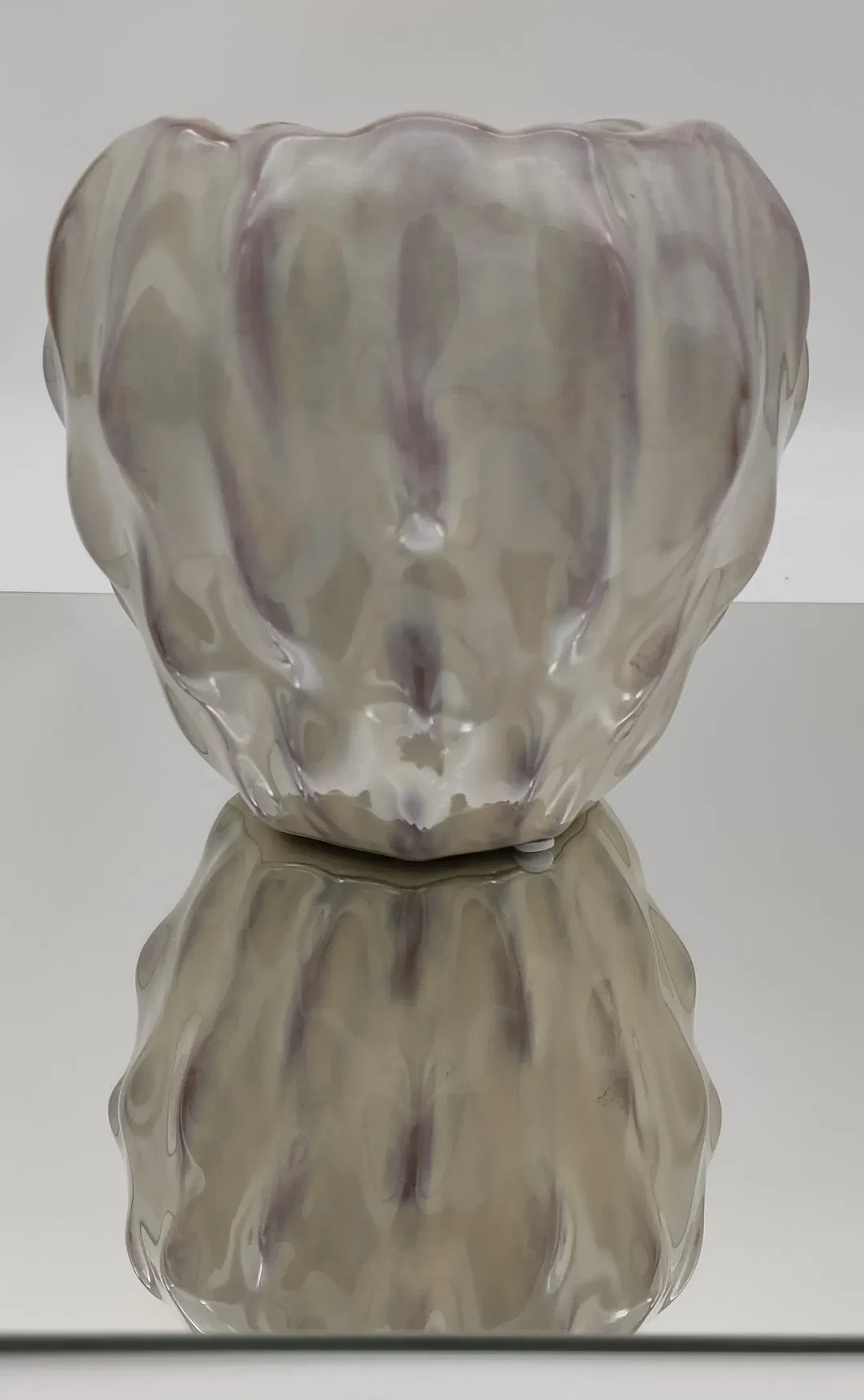 Keramik-Übertopf Creme | Dänisches Design - Bild 4
