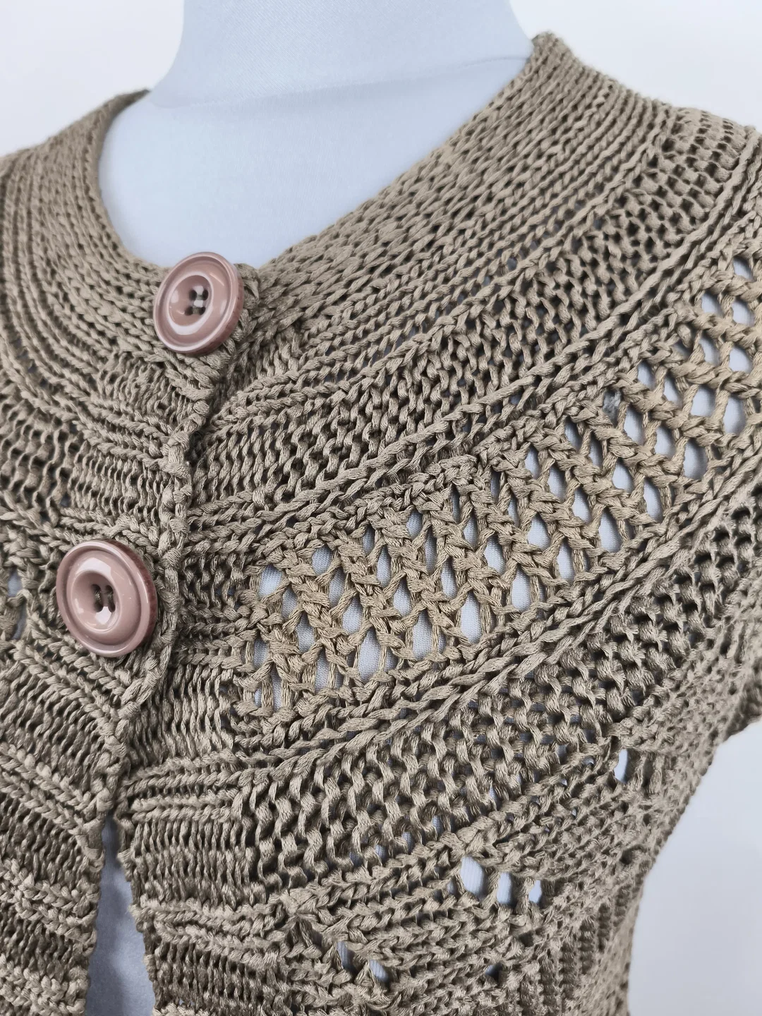Strickweste, Gr. S geschätzt – Bild 3