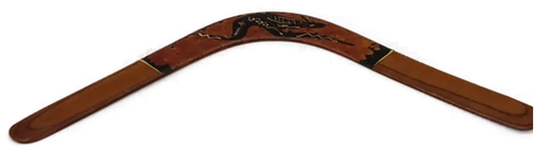 Boomerang handbemalt - Bild 2