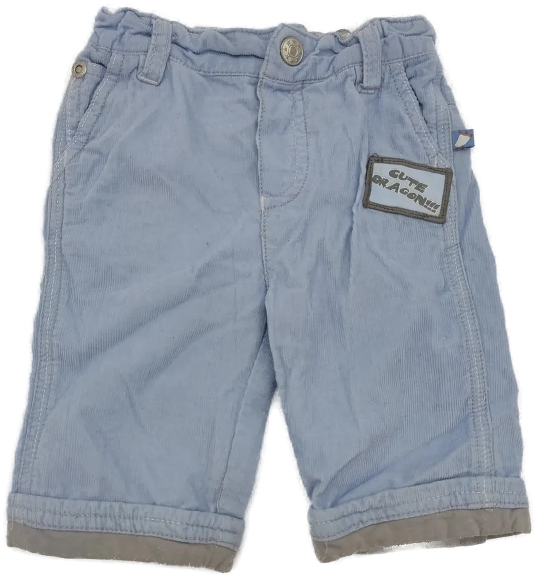 okay Babyschnürlsamthose blau - 50 - Bild 1