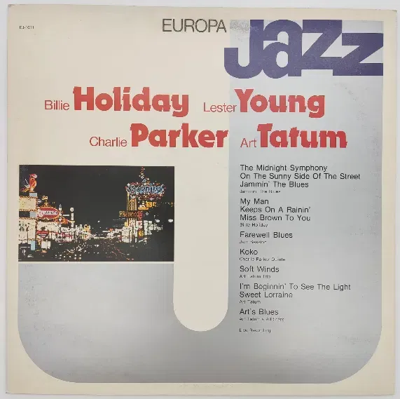 Vinyl LP - Europa Jazz - Holiday, Young, Parker, Tatum  - Bild 2