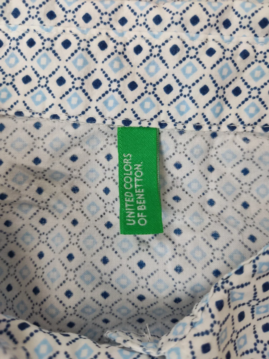 United colors of Benetton Damen Bluse gemustert Gr. M – Bild 3