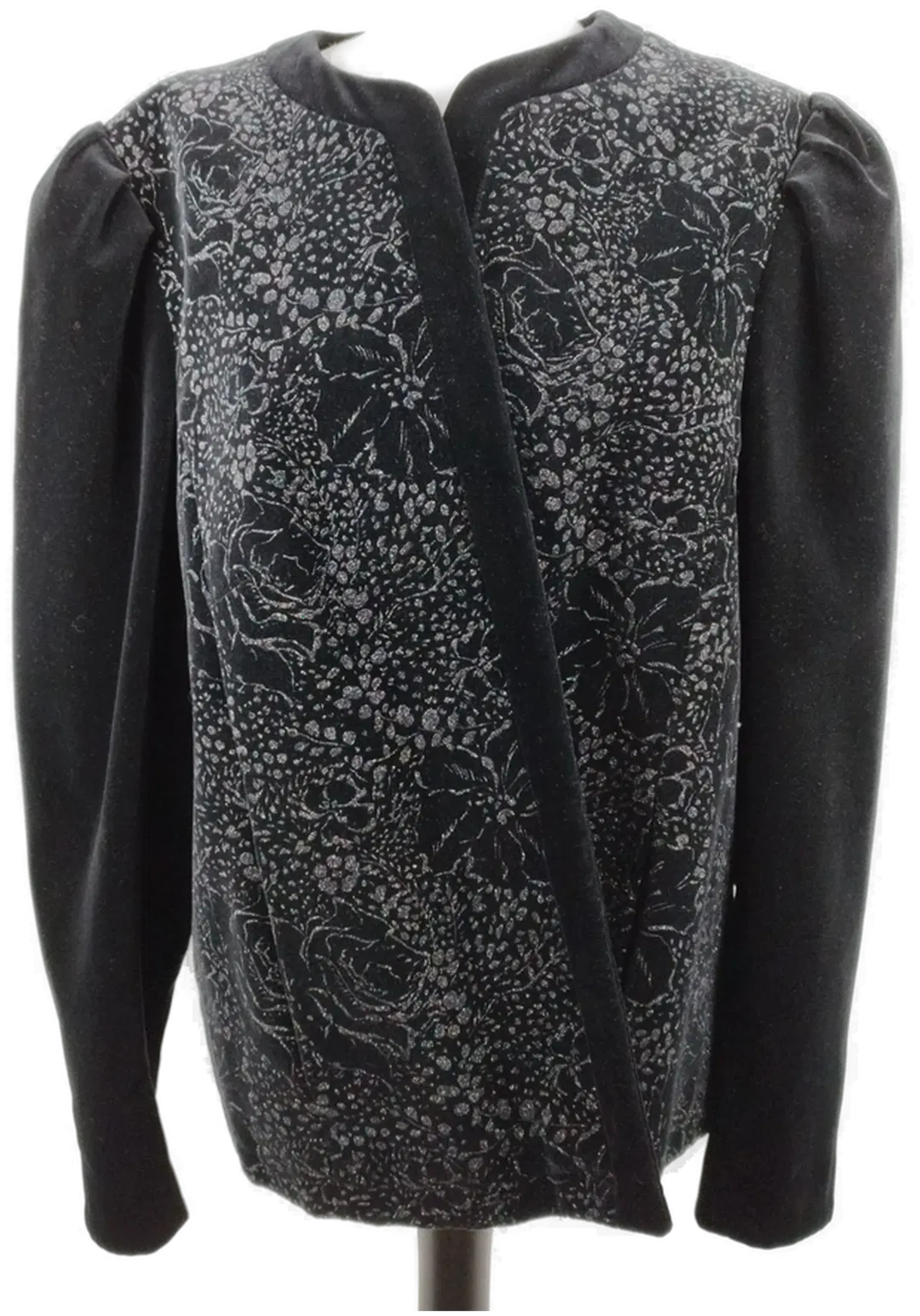 Tostmann Abend-Jacke bemustert - Gr. 44 / 73% Baumwolle, 27% Modal - Bild 4