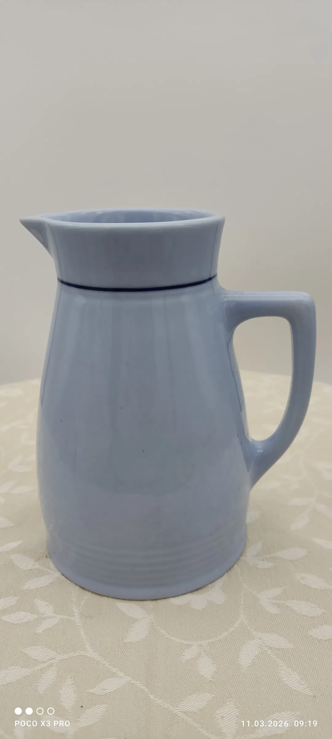 Lilien Porzellan Kanne | Einmaliges Unikat - Bild 1