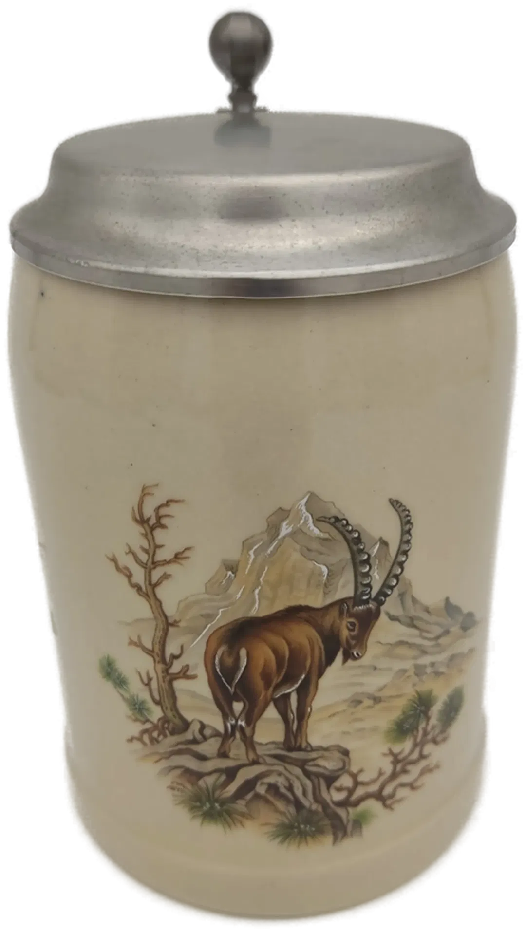 Bierkrug mit Messingdeckel - Bild 3