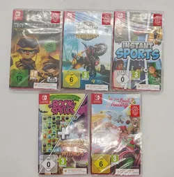 Nintendo SWITCH Konvolut 5 Neue Spiele in Folie - Bild 2