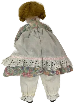 Porzellan Sammelpuppe Blumenkleid 40 cm - Bild 2