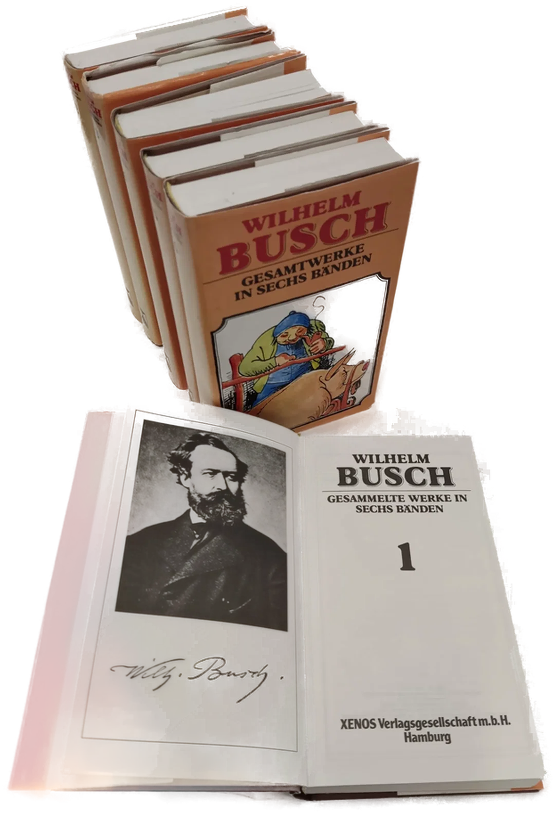 Wilhelm Busch Gesamtwerk in 6 Bänder  – Bild 2