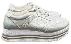 Bugatti Damen Sneaker silber mit Hologramm-Effekt Gr. 40 - Bild 3