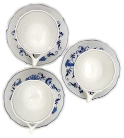 Blue Danube Kaffeetassen Set (3 Tassen + 3 Untertassen) - Bild 2