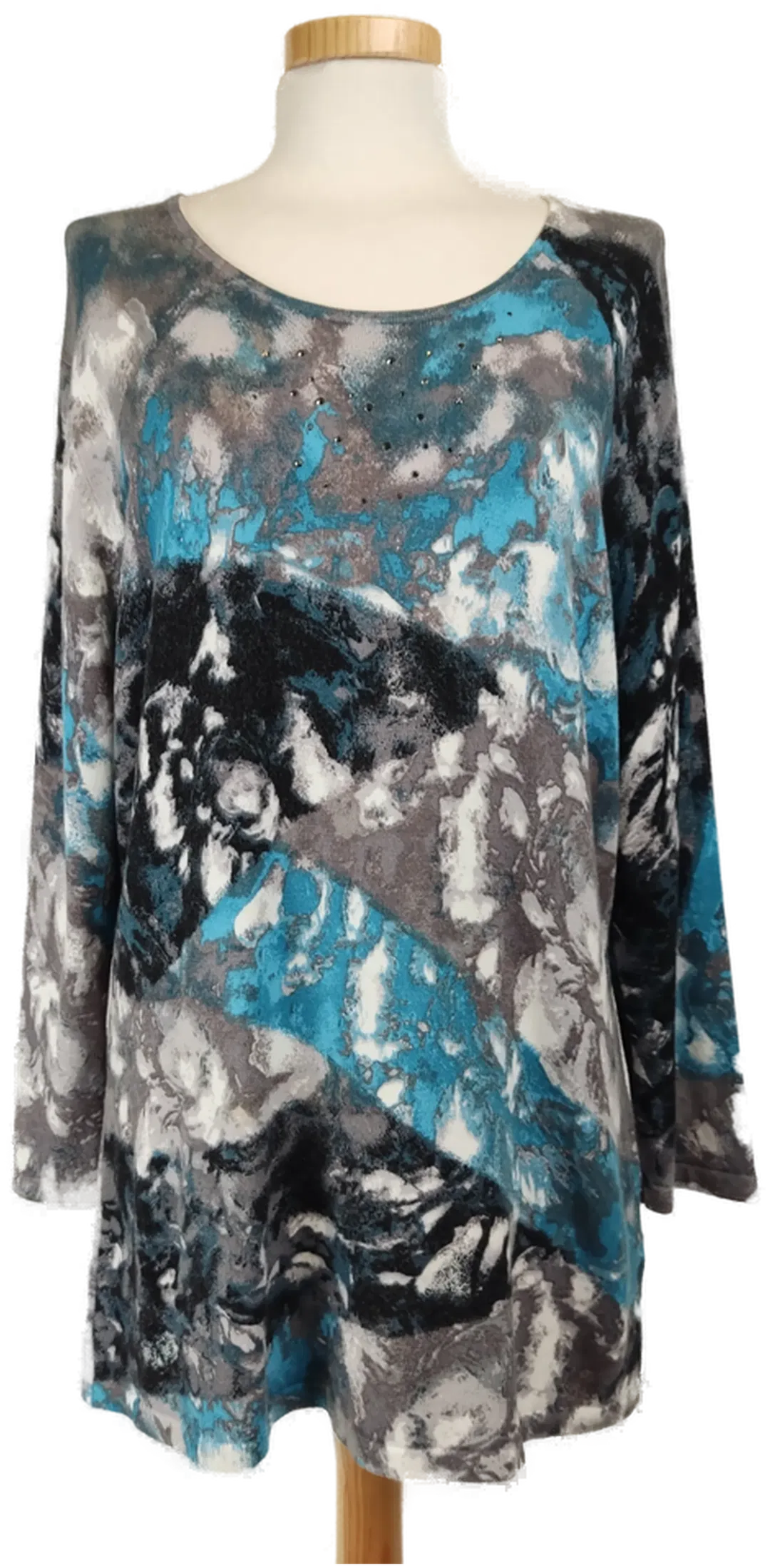 Gerry Weber Damen-Langarmshirt gemustert - XL/42 - Bild 4