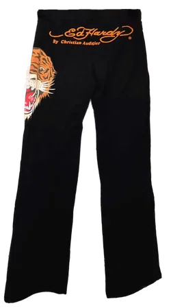 Ed Hardy Damen Jogginghose mit Logo schwarz Gr. XL – Vorschau 2