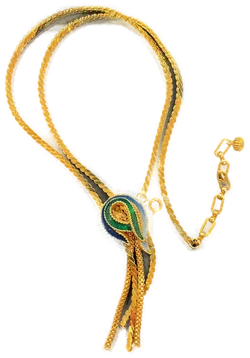 Goldkette Modeschmuck 50cm - Bild 1