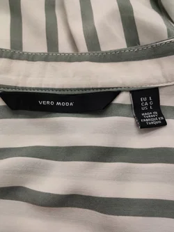 Damenbluse Vero Moda Creme Gestreift | Sommerleicht - Bild 4