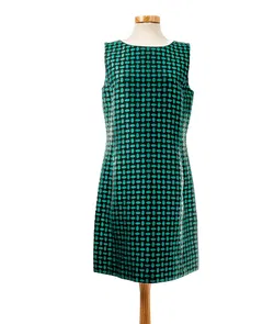 Hallhuber Kleid grün / gemustert Größe 38 - Bild 1